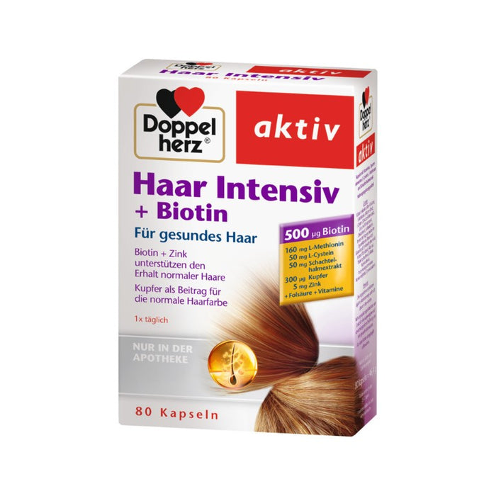 Doppelherz Haar Intensiv + Biotin, 80 St KAP