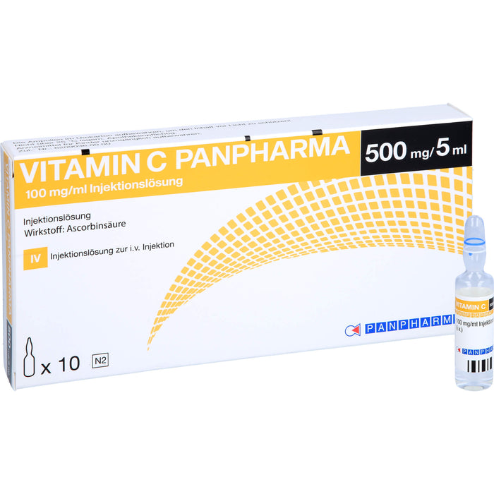 Vitamin C Panphar 100mg/ml, 10X5 ml ILO