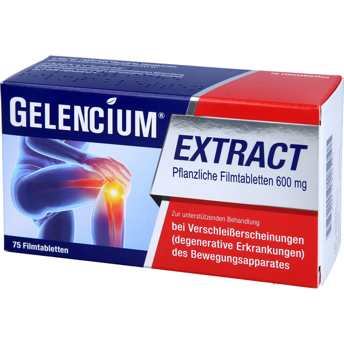 Gelencium Extract Pflanzliche Filmtabletten 600 mg bei Verschleißerscheinungen, 75 pc Tablettes