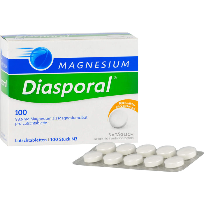 Magnesium Diasporal 100 Lutschtabletten, 100 pcs. Tablets