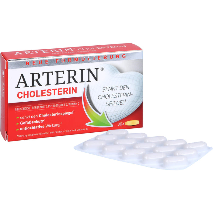 ARTERIN Cholesterin Tabletten, 30 pc Tablettes