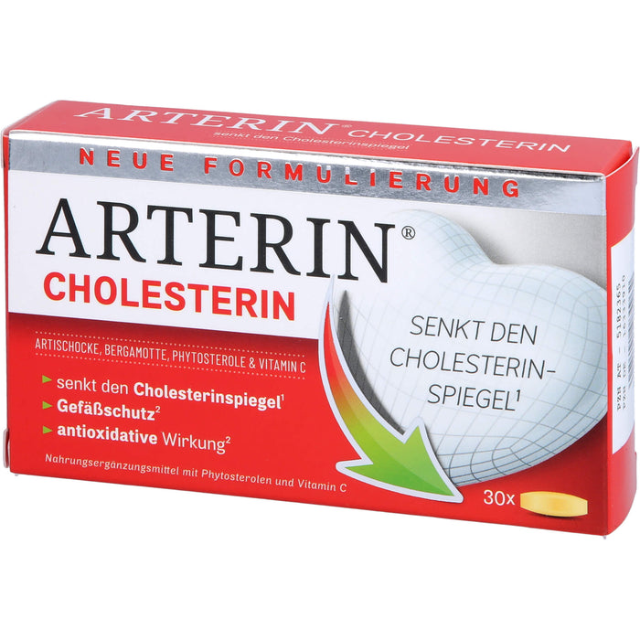 ARTERIN Cholesterin Tabletten, 30 pc Tablettes