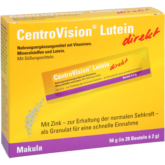 Centrovision Lutein Direkt, 28 St GRA