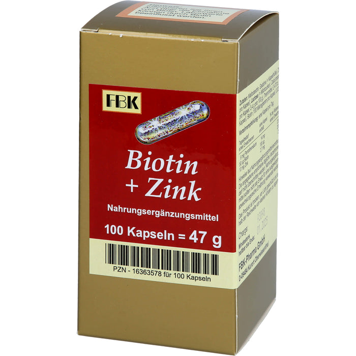 Biotin + Zink, 100 St KAP