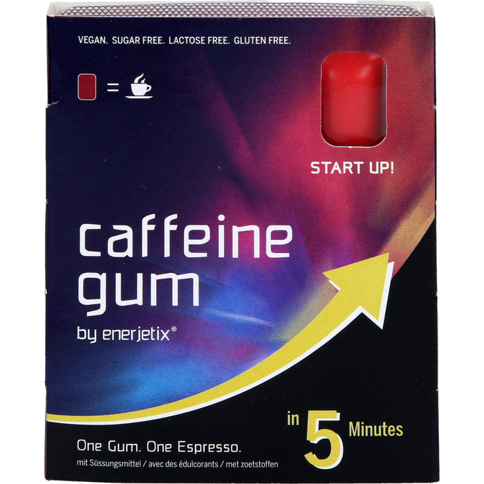 coffein gum Red Energy Kaugummi by enerjetix, 9 St KGU