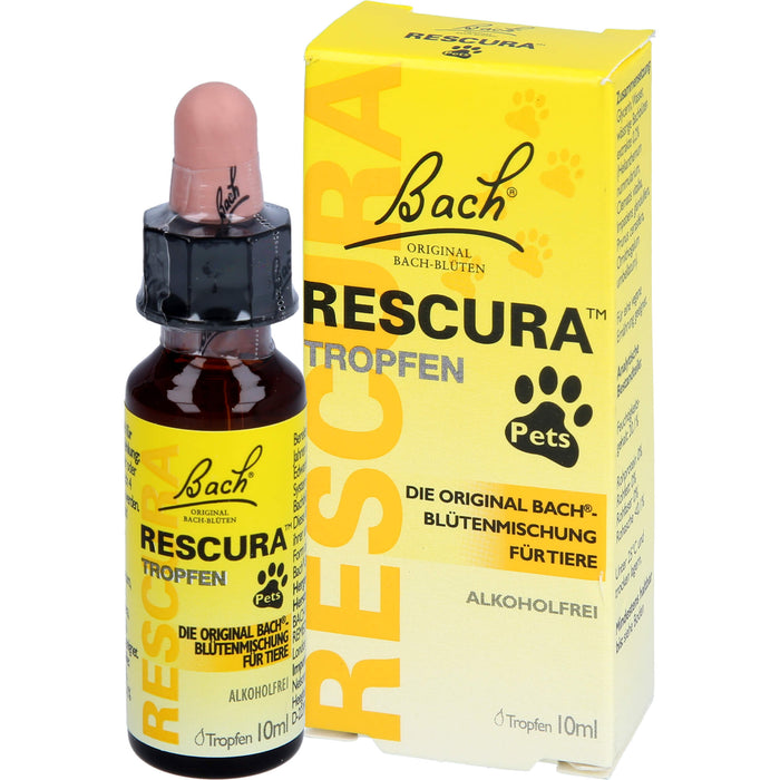 Bach Original Bach-Blüten RESCURA Tropfen Pets für Tiere, 10 ml Lösung