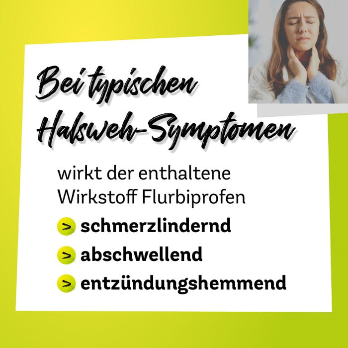 Flurbiprofen Dexcel 8,75 mg/Dosis Spray bei Halsschmerzen, 15 ml Lösung