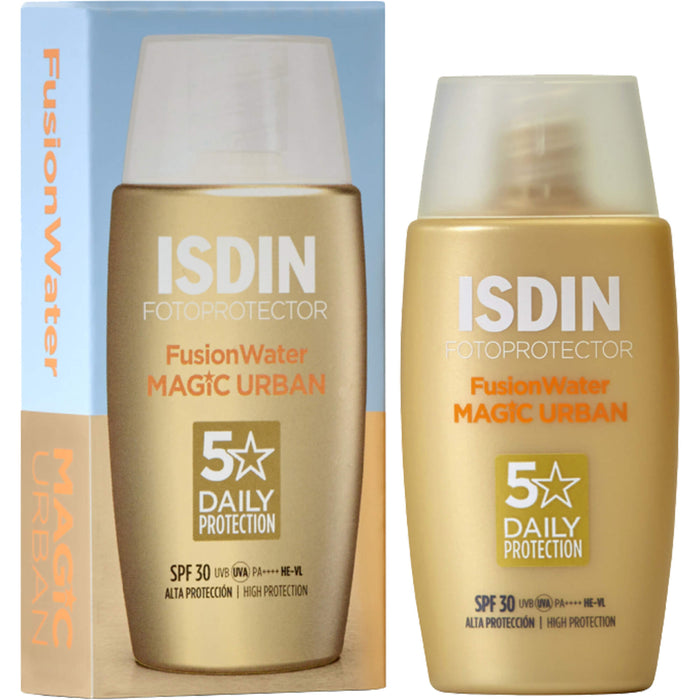 ISDIN Fotoprotector Fusion Water Urban LSF 30 zum Schutz und zur Pflege der Haut, 50 ml Cream