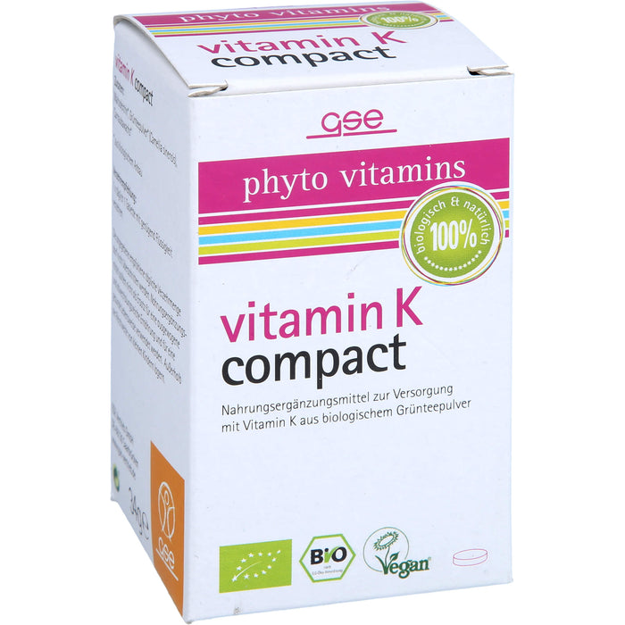 GSE Vitamin K Compact Bio, 120 St TAB