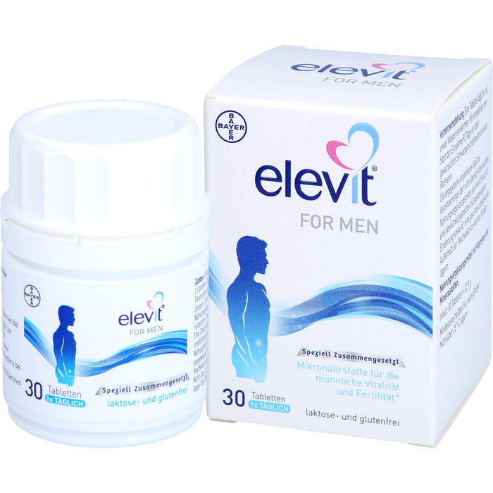 Elevit for Men Tabletten für männliche Vitalität und Fertilität, 30 pcs. Tablets