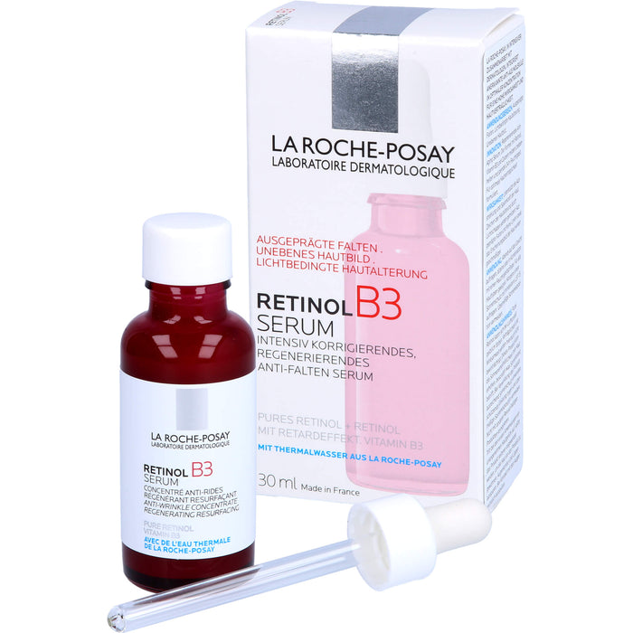 LA ROCHE-POSAY Retinol B3 Serum intensiv korrigierendes, regenerierendes anti-Falten Serum, 30 ml Solution