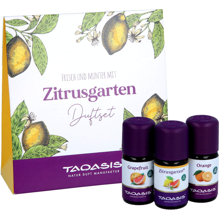 Zitrusgarten Duftset Bio, 3X5 ml