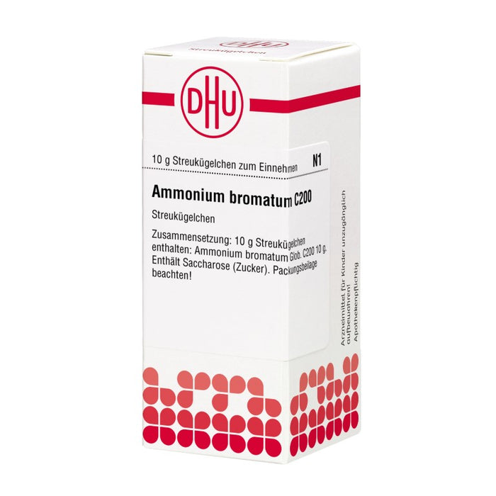 Ammonium bromatum C200 DHU Globuli, 10 g GLO