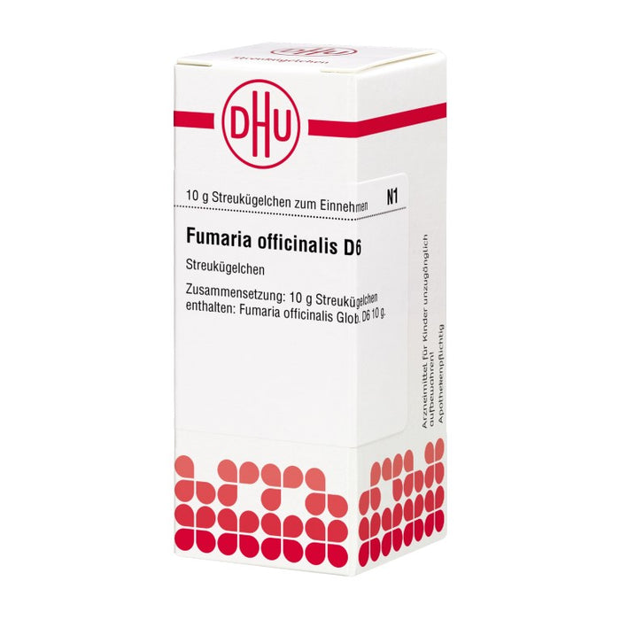 Fumaria officinalis D6 DHU Globuli, 10 g GLO