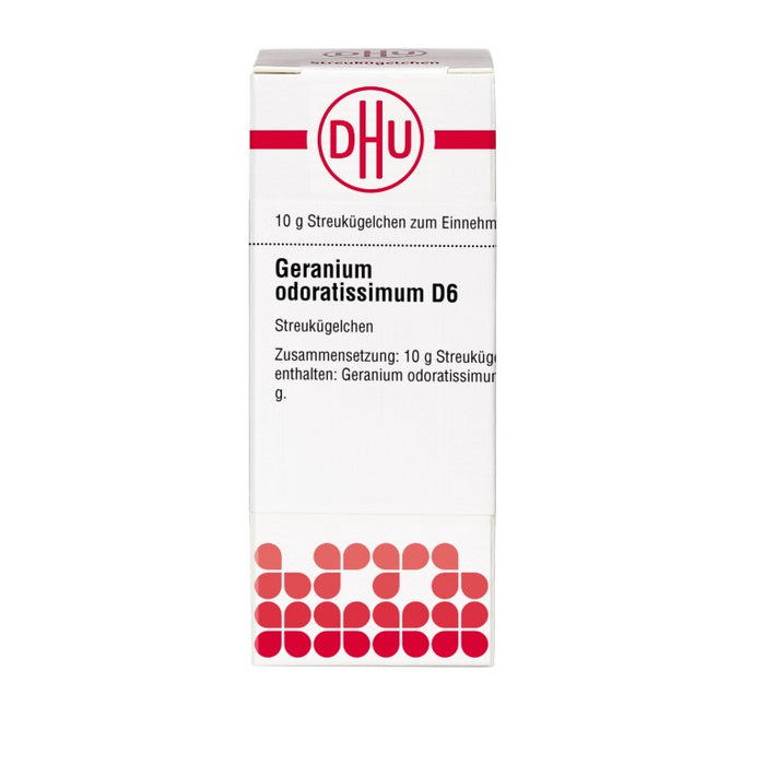 Geranium odoratissimum D6 DHU Globuli, 10 g GLO