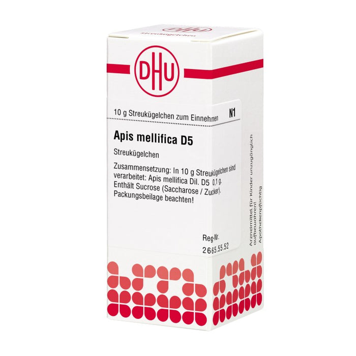 Apis mellifica D5 DHU Globuli, 10 g GLO