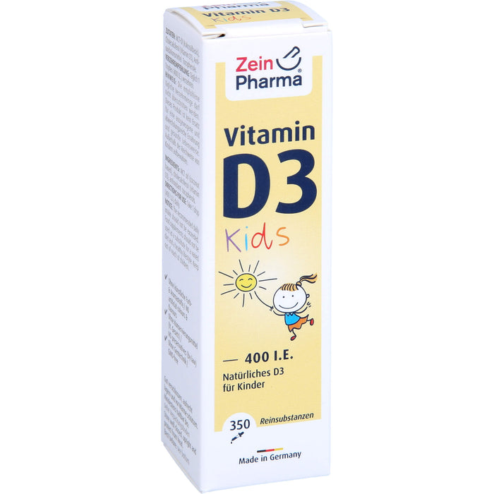 ZeinPharma Vitamin D3 Tropfen 400 I.E. Lösung, 10 ml Solution