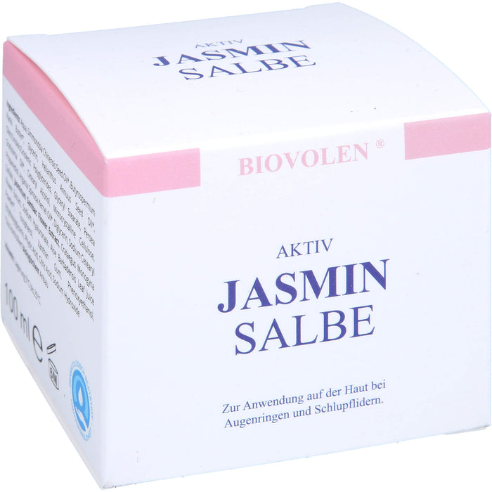 BIOVOLEN Aktiv Jasminsalbe bei Augenringen und Schlupflidern, 100 ml Cream