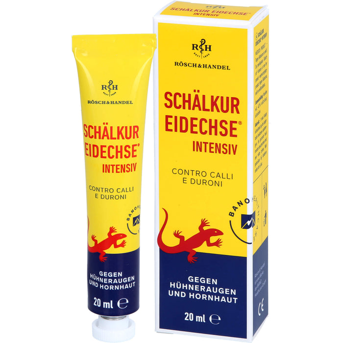 EIDECHSE SCHÄLKUR intensiv 40% Salicylsäure gegen Hühneraugen und Hornhaut, 20 ml Creme