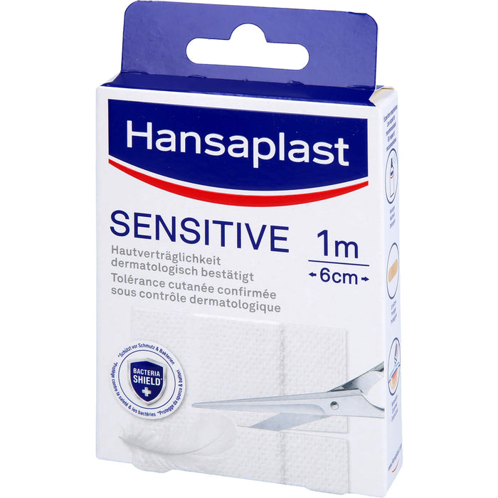 Hansaplast Sensitive Pflaster Hypoallergen 1mx6cm, 1 pc Pansement