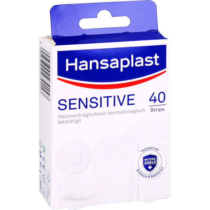 Hansaplast Sensitive Pflaster Hypoallergen 40 Str, 40 pcs. Patch