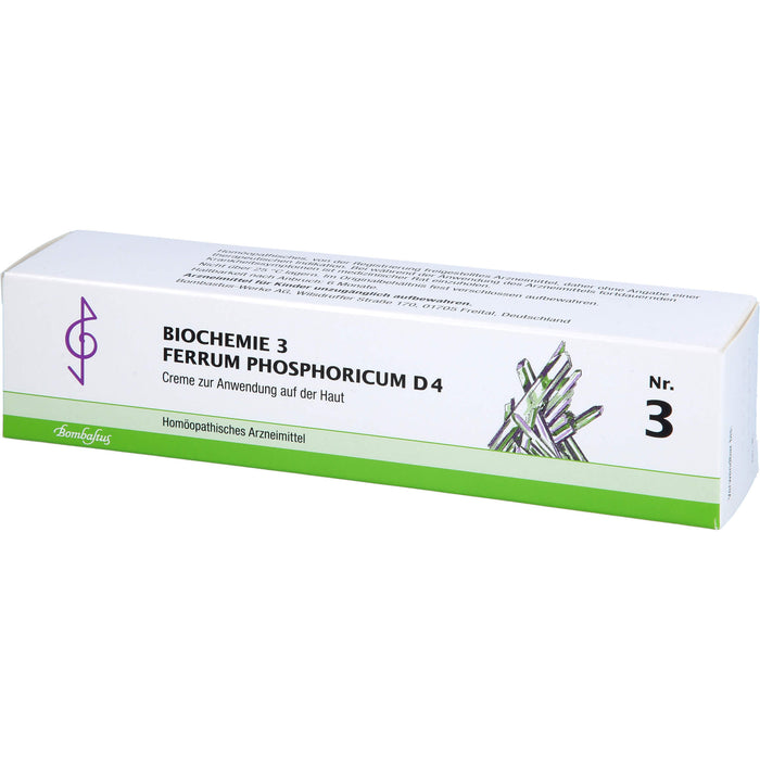 Biochemie 3 Ferrum phosphoricum Bombastus D4 Creme, 100 ml CRE