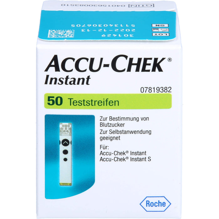 ACCU-CHEK Instant Teststreifen, 50 pc Bandelettes réactives