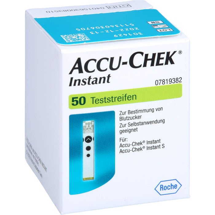 ACCU-CHEK Instant Teststreifen, 50 pc Bandelettes réactives