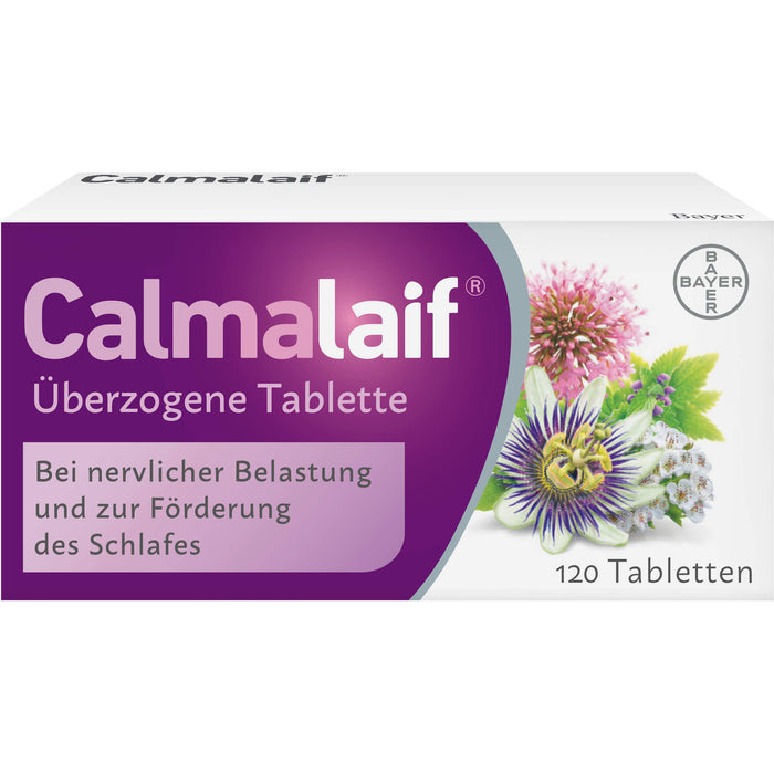 Calmalaif Tabletten bei nervlicher Belastung und zur Förderung des Schlafes, 120 pc Tablettes