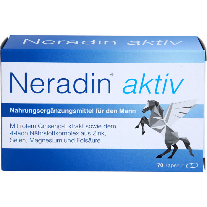 Neradin aktiv Kapseln speziell für die Bedürfnisse des Mannes, 70 pc Capsules