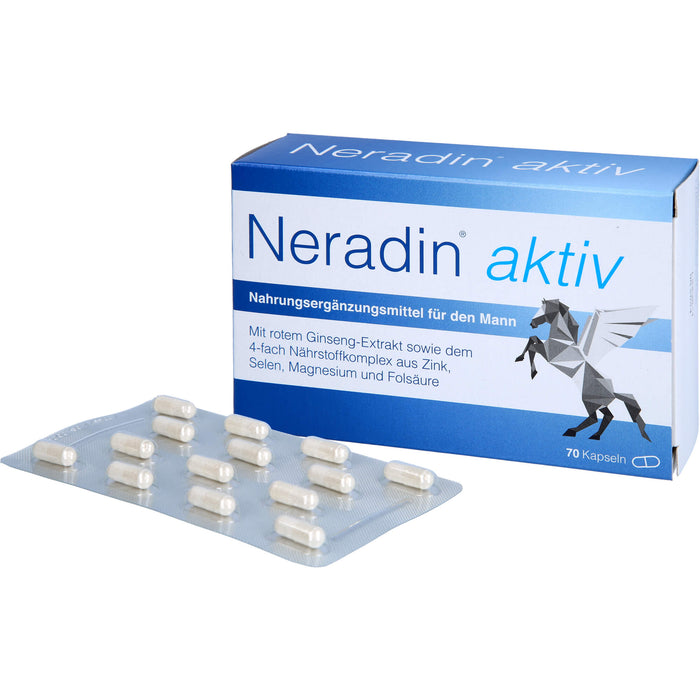 Neradin aktiv Kapseln speziell für die Bedürfnisse des Mannes, 70 pcs. Capsules