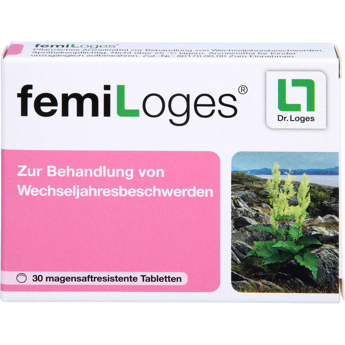 femiLoges Tabletten bei Wechseljahresbeschwerden, 30 pc Tablettes