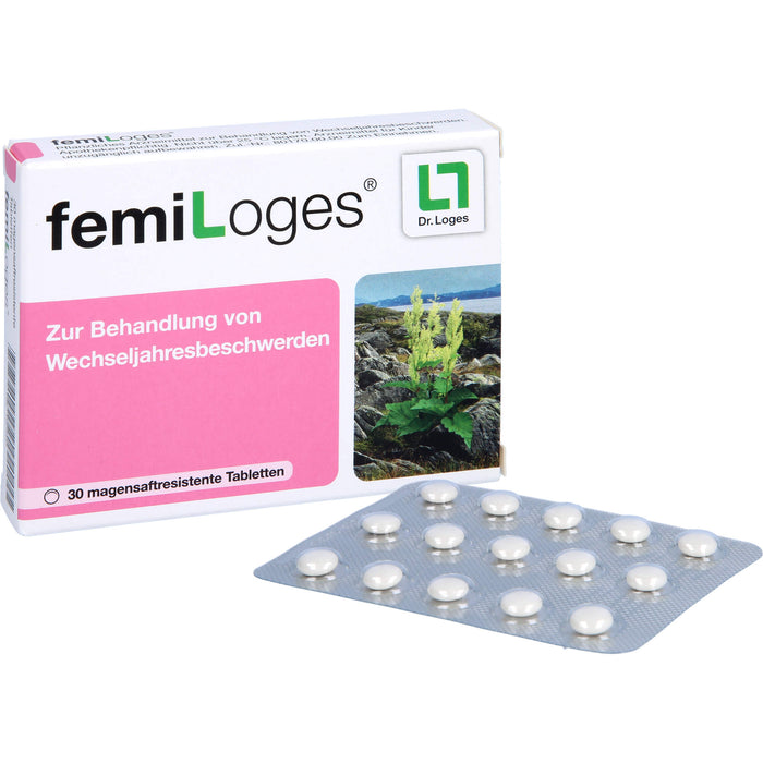 femiLoges Tabletten bei Wechseljahresbeschwerden, 30 pc Tablettes