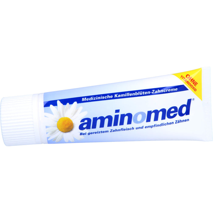 aminomed Kamillenblüten Zahncreme ohne Titandioxid, 75 ml Toothpaste