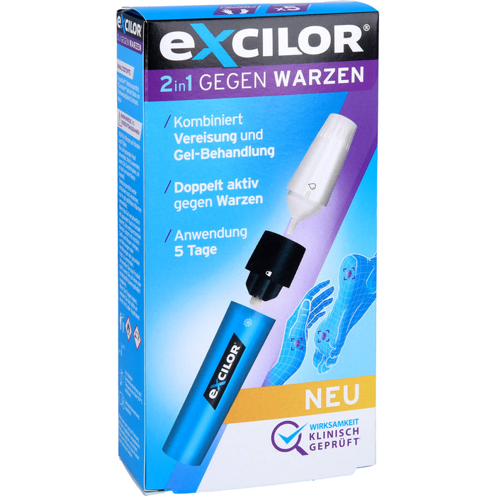 Excilor 2in1 gegen Warzen, 1 St. Stift