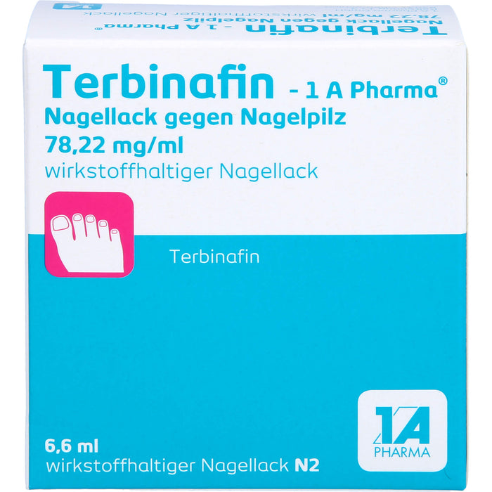 Terbinafin - 1 A Pharma Nagellack gegen Nagelpilz, 6.6 ml Solution