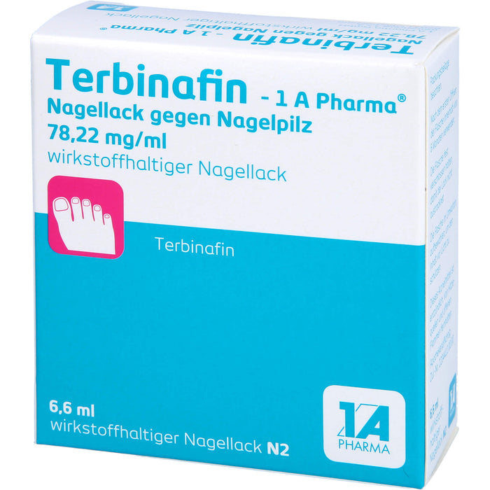 Terbinafin - 1 A Pharma Nagellack gegen Nagelpilz, 6.6 ml Solution