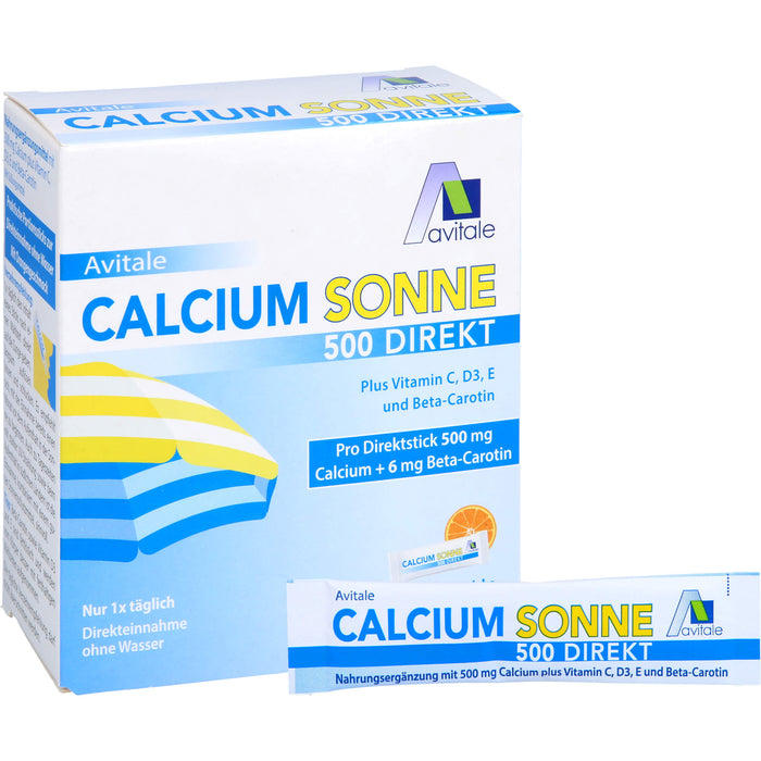 Calcium Sonne 500 Granulat mit Orangengeschmack, 30 pc Bâtonnets