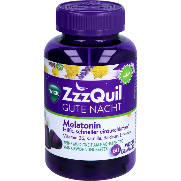 WICK ZzzQuil Gute Nacht, 60 pcs. Pastilles