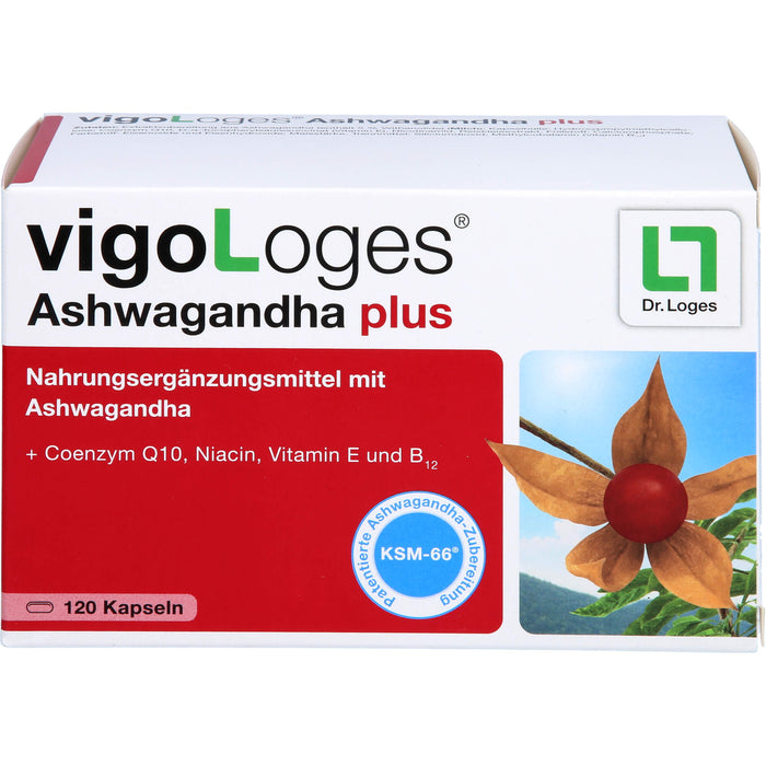 vigoLoges Ashwagandha plus Kapseln, 120 pc Capsules