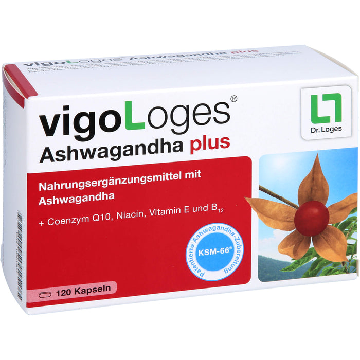 vigoLoges Ashwagandha plus Kapseln, 120 pcs. Capsules