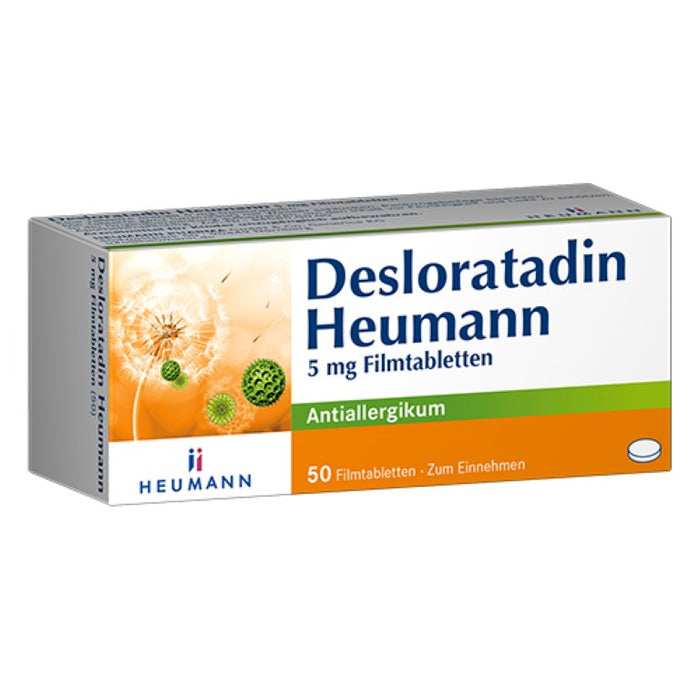 Desloratadin Heumann 5 mg Filmtabletten, 50 pcs. Tablets