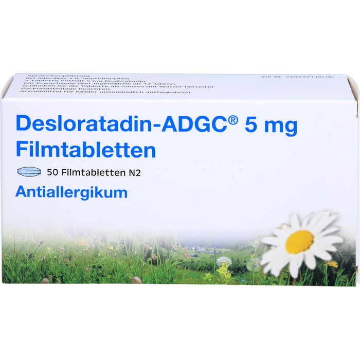 DESLORATADIN ADGC 5 mg Filmtabletten, 50 St. Tabletten