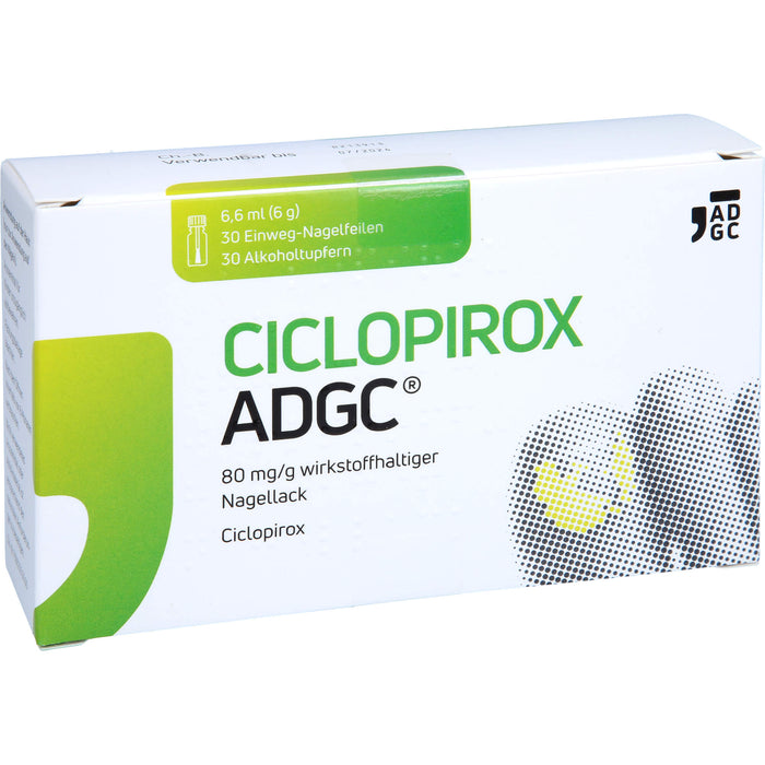 CICLOPIROX ADGC wirkstoffhaltiger Nagellack bei Nagelpilzinfektionen, 6.6 ml Vernis à ongles contenant une substance active