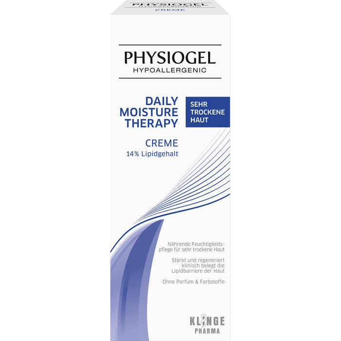 PHYSIOGEL Daily Moisture Therapy Creme für sehr trockene Haut, 150 ml Crème