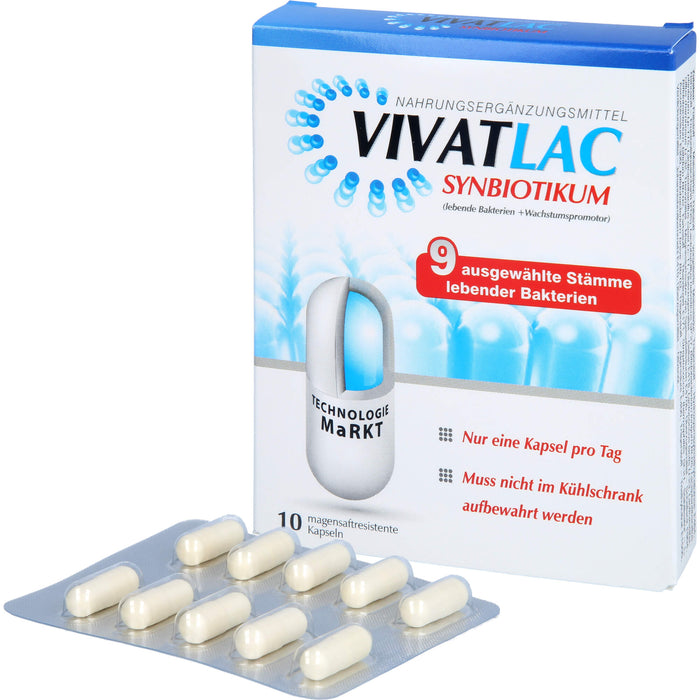 VIVATLAC Synbiotikum Kapseln, 10 pc Capsules