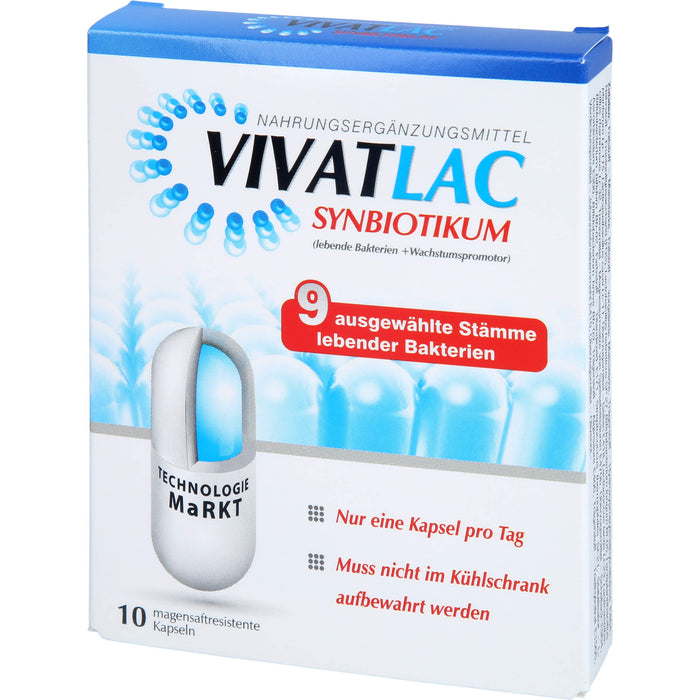 VIVATLAC Synbiotikum Kapseln, 10 pc Capsules