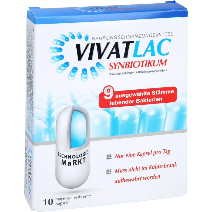 VIVATLAC Synbiotikum Kapseln, 10 pc Capsules