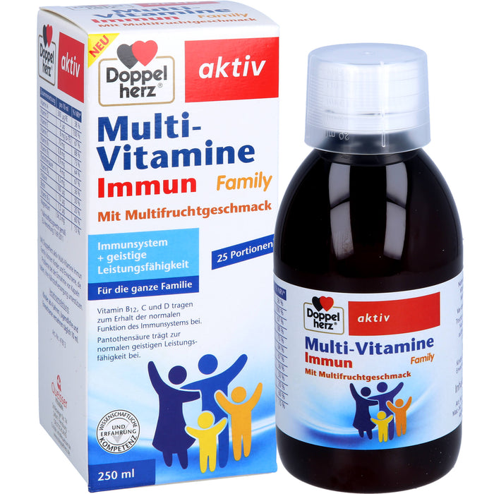 Doppelherz Multi-Vitamine Immun Family, 250 ml FLU