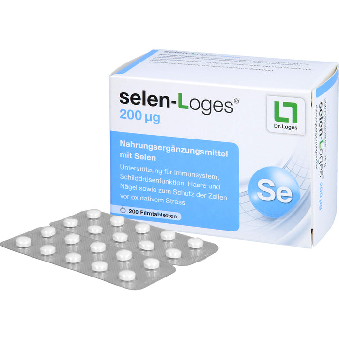 Selen-Loges 200 µg Filmtabletten, 200 pcs. Tablets